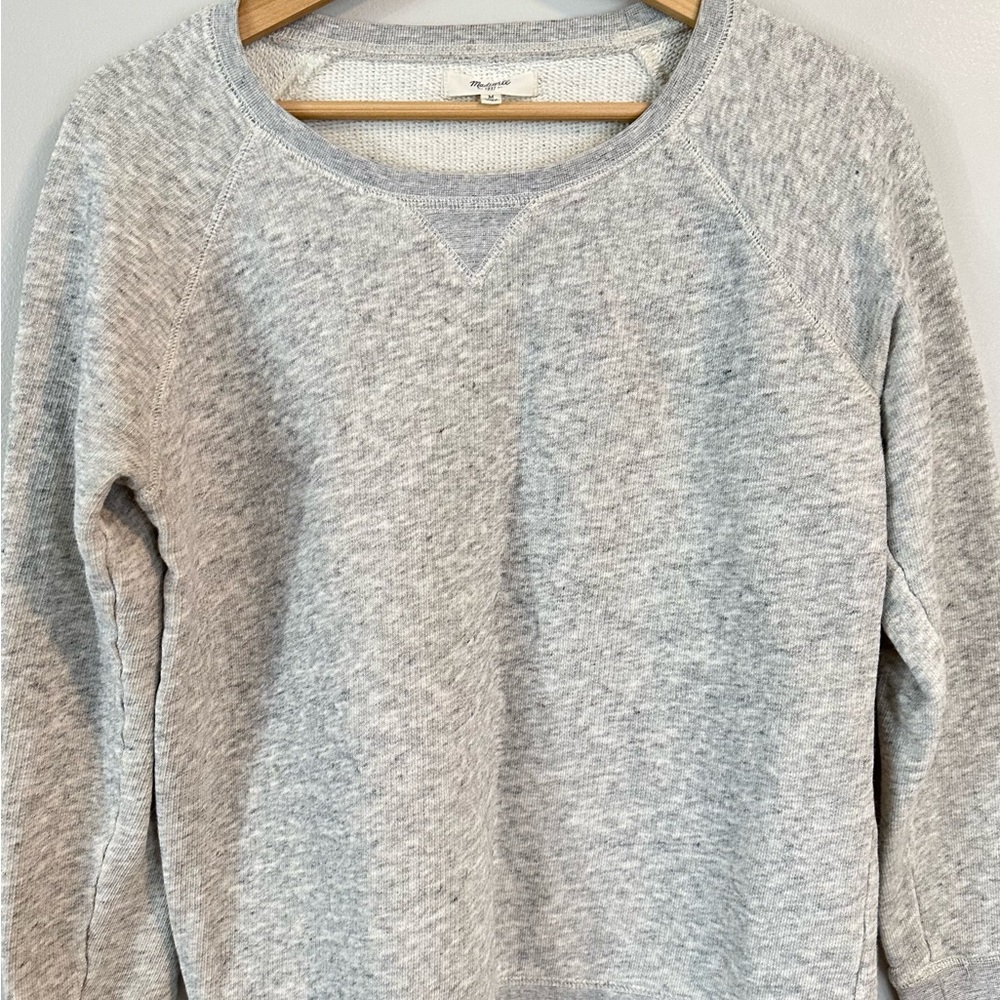 MADEWELL Long-Sleeve Gray Sweater size Medium - Picture 2 of 8